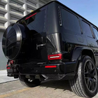 Mercedes G-Class W463 2018–2024 Difuzor zadního nárazníku V2 (pro G63 AMG, karbon) fotografie 4