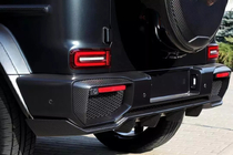 Mercedes G-Class W463 2018–2024 Difuzor zadního nárazníku V2 (pro G63 AMG, karbon) fotografie 3
