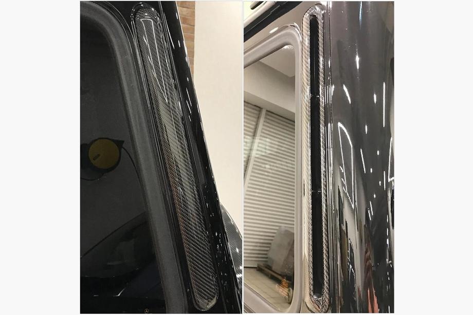 Mercedes G-Class W463 1990–2018 Karbonové kryty zadních sloupků Image