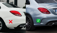 Mercedes C-Class W205 2014–2021 Sada body kitu se zadním difuzorem (design Black Mamba C63GT) fotografie 2