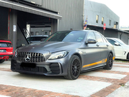 Mercedes C-Class W205 2014–2021 Sada body kitu se zadním difuzorem (design Black Mamba C63GT) fotografie 1