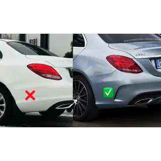 Sada body kitu se zadním difuzorem (design Black Mamba C63GT) fotografie 2