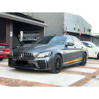 Sada body kitu se zadním difuzorem (design Black Mamba C63GT) Mercedes C-Class W205 2014–2021 fotografie 1
