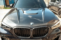 BMW X6 G06 2019–2027 Karbonová kapota V1 (G06/F96) fotografie 7