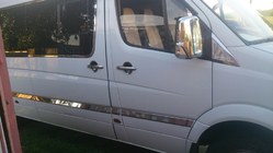 Mercedes Sprinter W906 2006–2018 Zlevněné chromové kryty zrcátek (1 ks) Zlevněno Carmos, turecká ocel fotografie 4