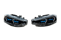 BMW řada 3 F30/F31 2012–2019 Přední světlomety ve stylu G20 (z halogenu na LED, 2 ks) fotografie 1