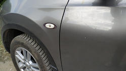 Nissan Qashqai 2010–2014 Nerezové rámečky blinkru (2 ks) fotografie 2