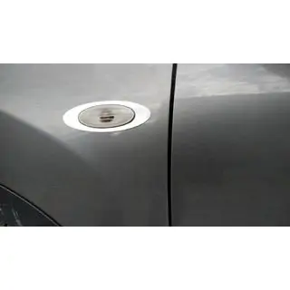 Nerezové rámečky blinkru (2 ks)