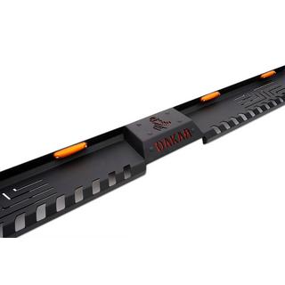 Boční nášlapy Dakar V2 s LED (2 ks, kovové) fotografie 4