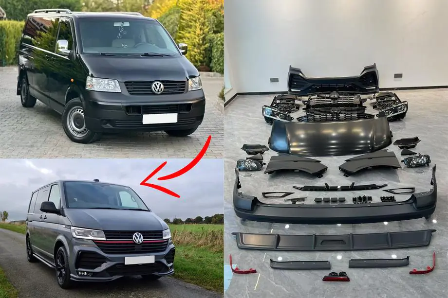 Volkswagen T5 Caravelle 2004–2010 Faceliftová sada na T6.1 Sportline Fotografie 1