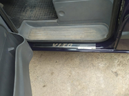 Mercedes Vito W639 2004–2014 Kryty prahů Carmos (2 ks, nerezová ocel) fotografie 4