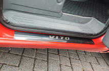 Mercedes Vito W639 2004–2014 Kryty prahů Carmos (2 ks, nerezová ocel) fotografie 1