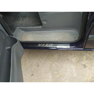 Kryty prahů Carmos (2 ks, nerezová ocel) Mercedes Vito W639 2004–2014 fotografie 4