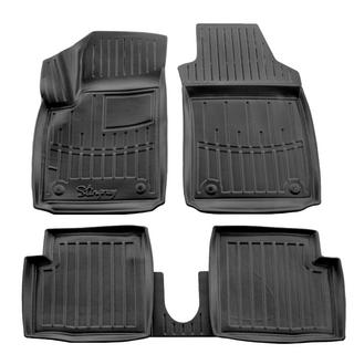 Gumové koberce Stingray 3D (pro Fiat 500, Europe, 5 ks)