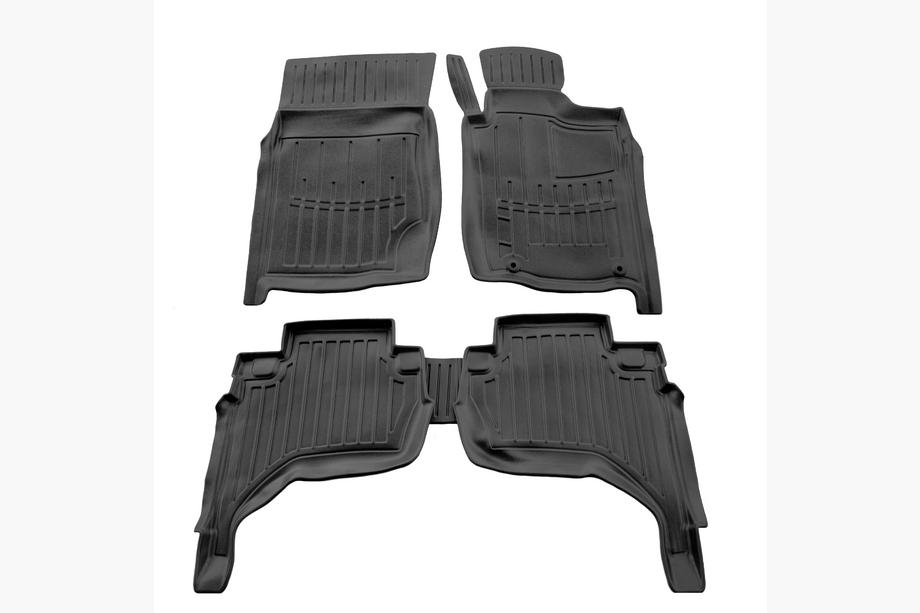 Mitsubishi L200 2006–2015 Gumové autokoberce Stingray 3D (pravostranné řízení, 5 ks) Image