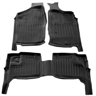 Gumové koberečky do interiéru Stingray 3D (pro Navara (D22), pravostranné řízení, 3 ks) Nissan NP300 1999–2015