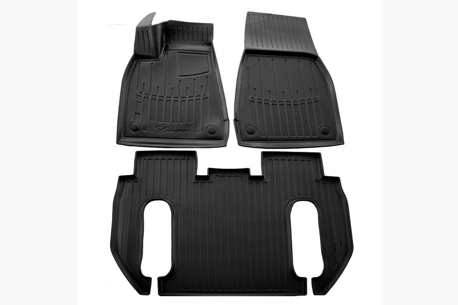 Fiat Sedici 2006–2014 Gumové autokoberce Stingray 3D (pro 6 míst, 3 ks) Image