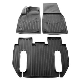 Gumové autokoberce Stingray 3D (pro Plaid, 6místné, 3 ks)