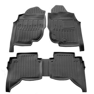 Gumové autokoberce Stingray 3D (pro pravostranné řízení, Crew Cab, 5 ks) Toyota Hilux 2006–2015
