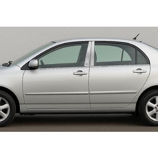 Chromové kryty sloupků (4 ks, nerez) Toyota Corolla 2002–2007 fotografie 1