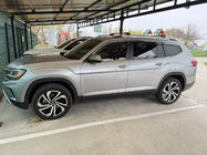 Volkswagen Atlas (Terramont) 2016– Střešní nosič (příčníky) na standardní podélníky bez zámku Flybar V1 (2 ks) do 110 cm, černá fotografie 2