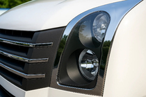 Volkswagen Crafter 2006–2016 Nerezové kryty světlometů (2 ks) fotografie 4