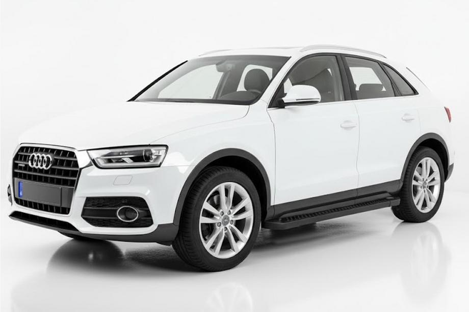 Audi Q3 2011–2019 Boční prahy Allmond Black (2 ks, hliník) Image