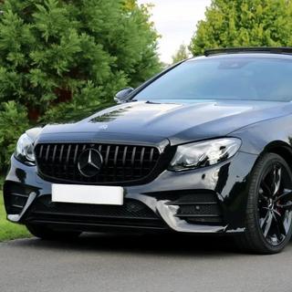 Predni maska chladice GT Panamericana Black (pro Avantgarde/AMG-Line/E43 AMG/E53 AMG 2016-2020) Mercedes E-class Coupé C238 2016–2024 fotografie 1