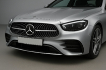 Mercedes E-class Coupé C238 2016–2024 Přední maska Diamond Silver (pro AMG-Line 2020-2023) S přípravou pro kameru fotografie 3