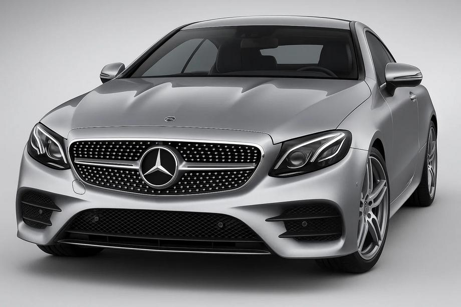 Mercedes E-class Coupé C238 2016–2024 Přední maska Diamond Silver (pro Avantgarde/AMG-Line/E43 AMG/E53 AMG 2016-2020) Image