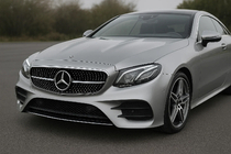 Mercedes E-class Coupé C238 2016–2024 Přední maska chladiče Diamond Black (pro Avantgarde/AMG-Line/E43 AMG/E53 AMG 2016-2020) fotografie 1