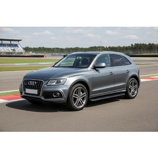 Boční prahy Bosphorus Black (2 ks, hliník) Audi Q5 2008–2017 fotografie 1
