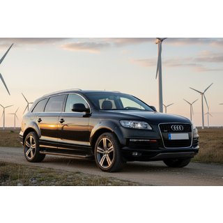 Boční prahy Allmond Black (2 ks, hliník) Audi Q7 2005–2015 fotografie 1