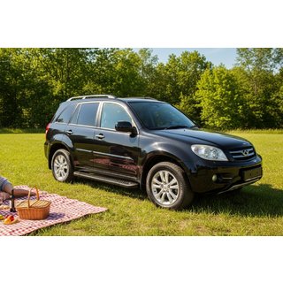 Boční nášlapy Allmond Black (2 ks, hliník) Chery Tiggo 1 2005–2016 fotografie 1