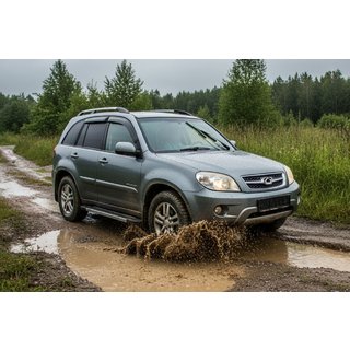 Boční nášlapy RedLine V1 (2 ks, hliník) Chery Tiggo 1 2005–2016 fotografie 1