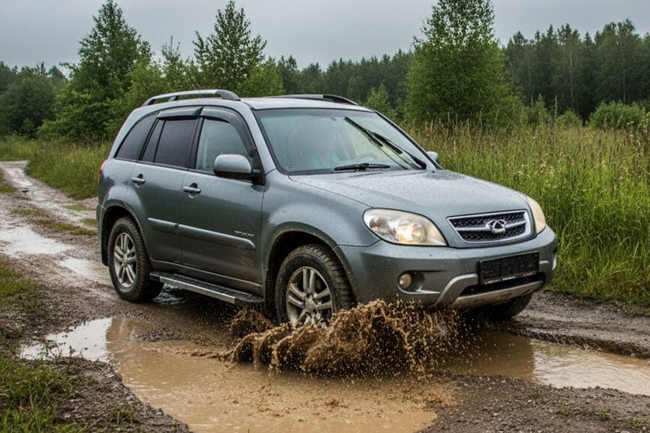 Chery Tiggo 1 2005–2016 Boční nášlapy RedLine V1 (2 ks, hliník) Fotografie 1