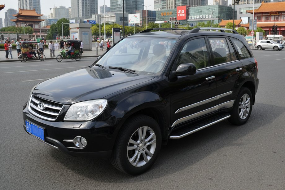 Chery Tiggo 1 2005–2016 Boční prahy Maydos V1 (2 ks, hliník ↗ nerez) Fotografie 2