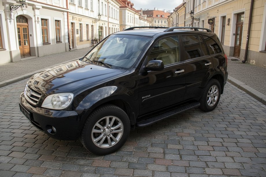 Chery Tiggo 1 2005–2016 Boční prahy Bosphorus Black (2 ks, hliník) Fotografie 1