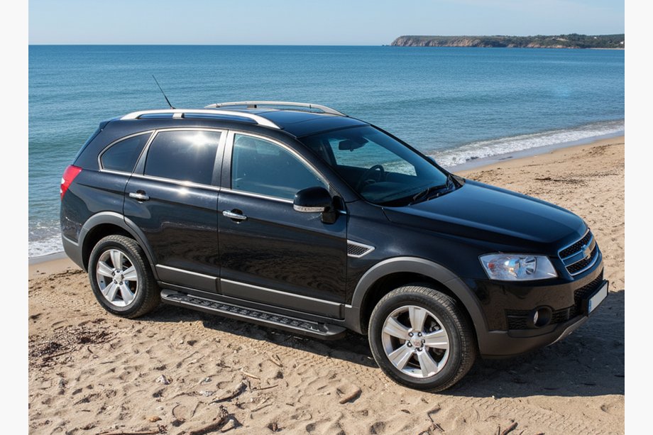 Chevrolet Captiva 2006–2019 Boční nášlapy RedLine Black (2 ks, hliník) Image