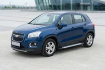 Chevrolet Trax 2012–2023 Boční nášlapy Allmond Grey (2 ks, hliník) fotografie 2