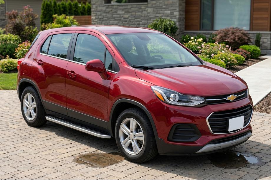 Chevrolet Trax 2012–2023 Boční prahy Tayga Grey (2 ks, hliník) Image