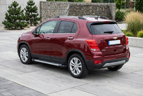 Chevrolet Trax 2012–2023 Boční nášlapy Line (2 ks, hliník) fotografie 1
