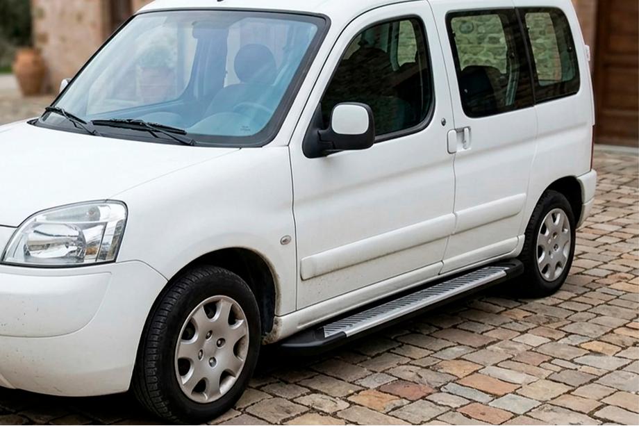 Peugeot Partner 1996–2008 Boční nášlapy Line (2 ks, hliník) Image