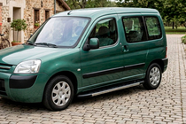 Peugeot Partner 1996–2008 Boční nášlapy Duru (2 ks, hliník) fotografie 1