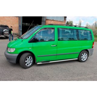 Boční nášlapy – nerezové trubky (2 ks) Mercedes Vito W638 1996–2003 fotografie 3