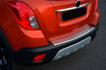 Chevrolet Trax 2012–2023 Ochranná lišta na zadní nárazník OmsaLine (nerez) fotografie 2