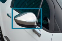 Citroen DS-4 2010–2015 Chromové kryty zpětných zrcátek (2 ks, nerez) OmsaLine – italská nerezová ocel fotografie 2