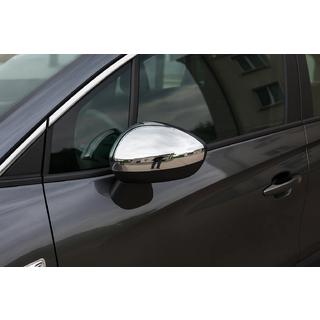 Chromové kryty zpětných zrcátek (2 ks, nerez) fotografie 1
