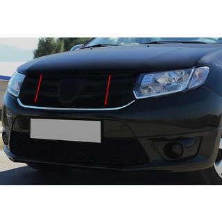 Nerezová lišta pod mřížku chladiče (1 ks)