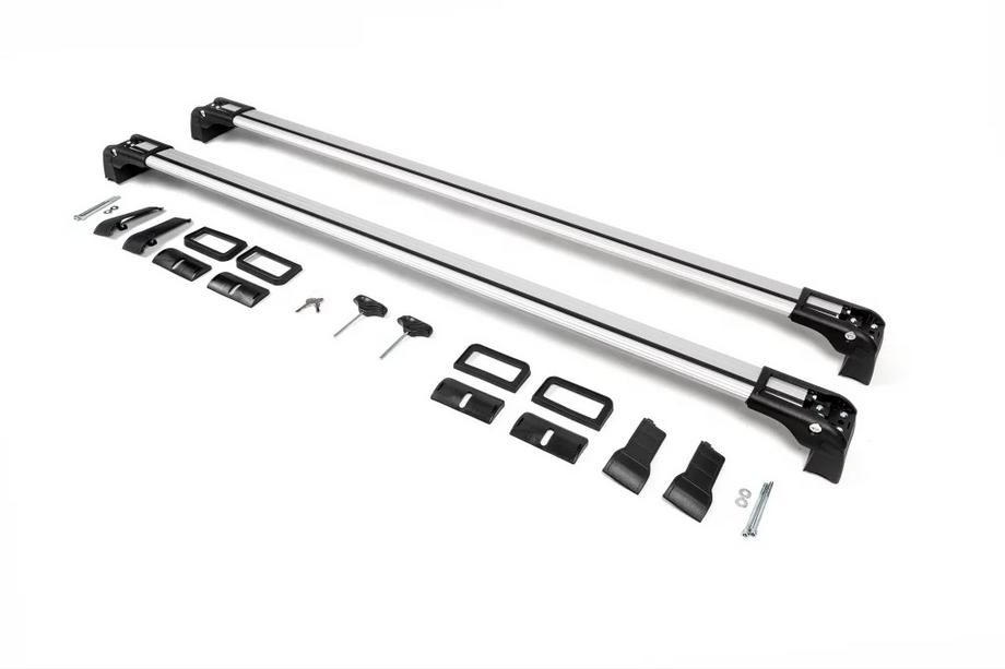 Peugeot Partner/Rifter 2019– Příčníky do fixních bodů (uzamykatelné) Wingbar V3 (2 ks) Černé Fotografie 13